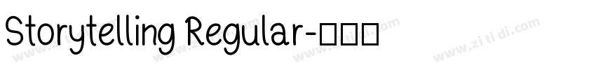 Storytelling Regular字体转换 Storytelling Regular字体转换